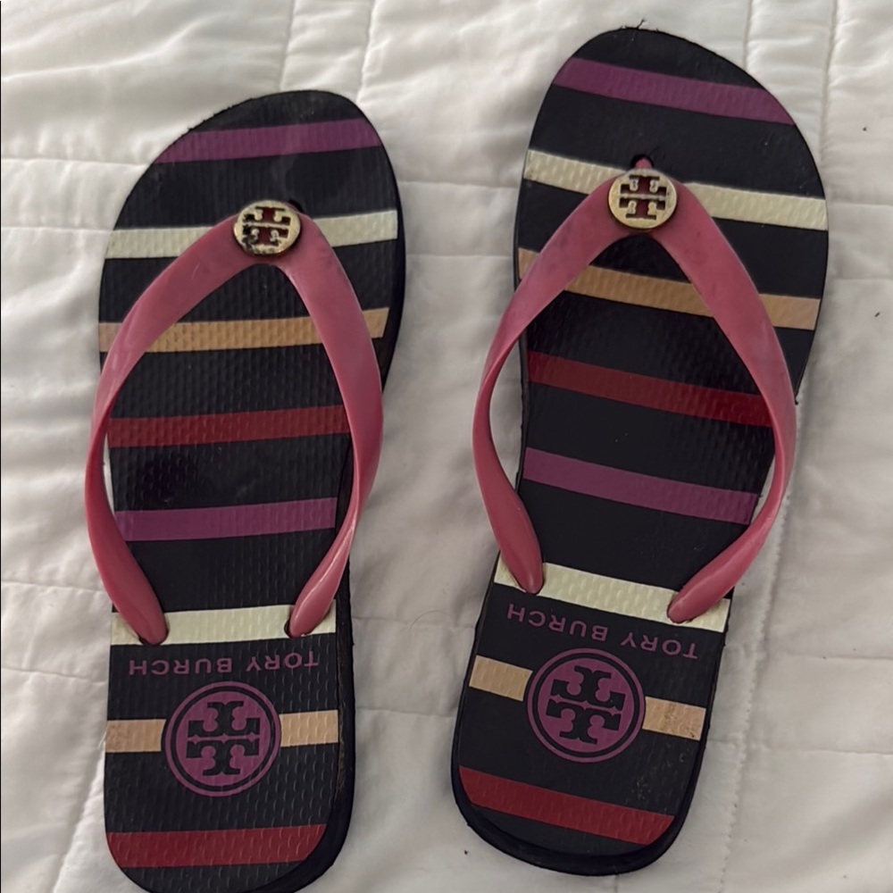 Tory Burch Multicolor Striped Women's Sandals